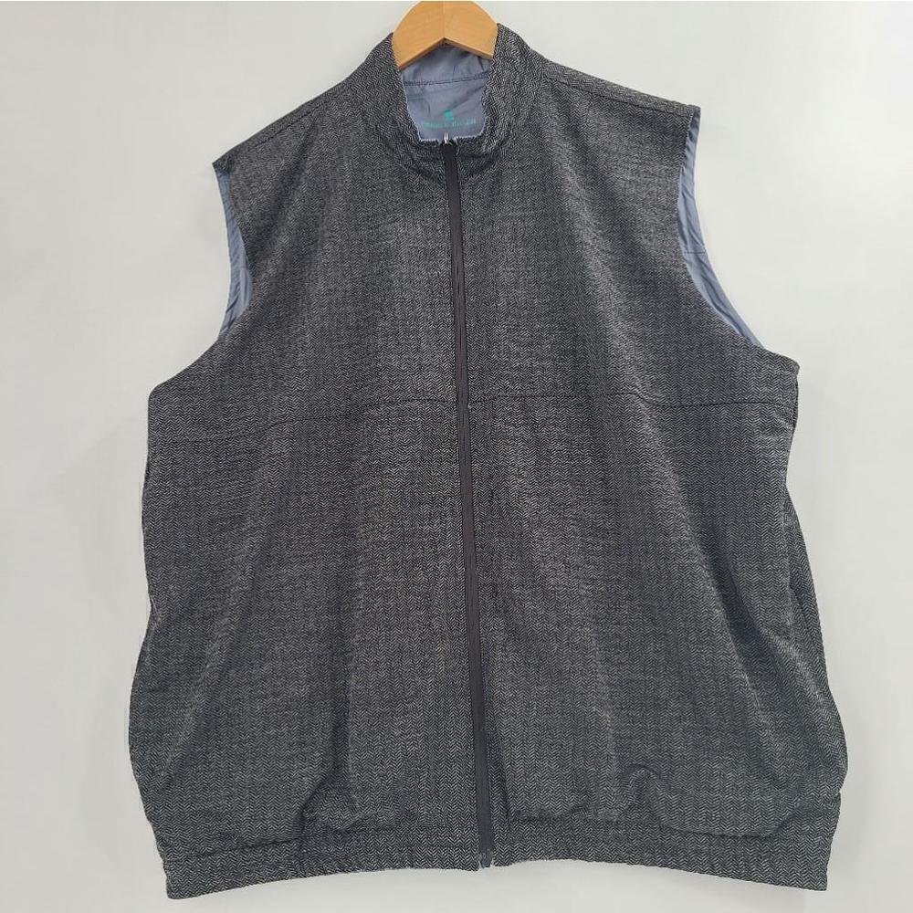 Men's Pebble Beach Gray Reversible Vest Size XXL